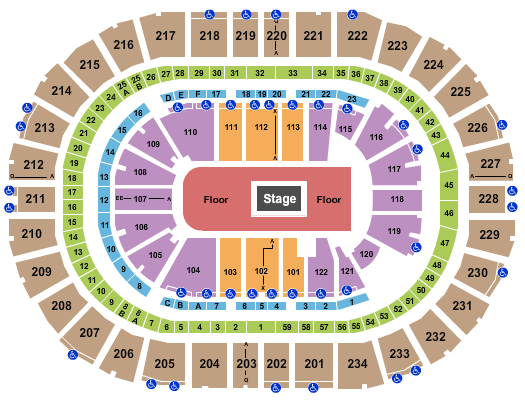 PPG Paints Arena Linkin Park Seating Chart